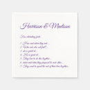 Search for couple fun facts wedding napkins Script