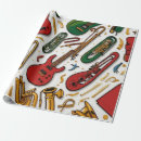 Search for musician wrapping paper Red
