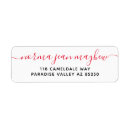 Search for fancy return address labels Modern