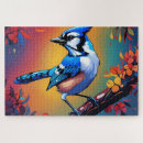 Search for blue jays puzzles Vintage