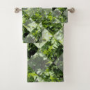 Search for emerald green bath towels Leaves