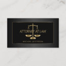 Search for upscale business cards Attorney at law