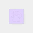 Search for paw print post it notes Purple