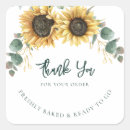 Search for thank you floral square stickers Eucalyptus