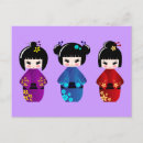 Search for kokeshi postcards Kawaii