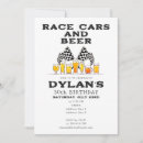 Search for mechanic birthday invitations Racing