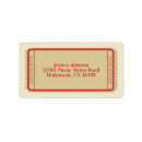 Search for hollywood return address labels Elegant