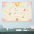Search for pink and gold banners For kids