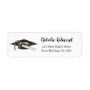 Search for party hat return address labels Graduation