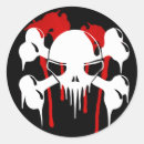 Search for blood red stickers Skull