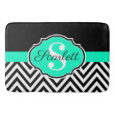 Search for black and white chevron bath mats Initial