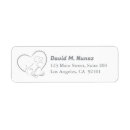 Search for with line return address labels Script