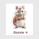 Search for cute chipmunk stickers Cartoon