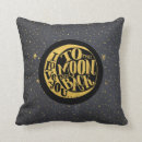 Search for love you to the moon and back cushions Gold
