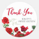 Search for romantic red roses stickers Modern