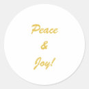 Search for peace joy stickers Typography