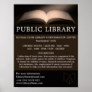 Search for book advertising posters Library