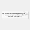 Search for invisible illness bumper stickers Parking