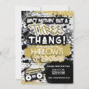 Search for hip hop birthday invitations 90's