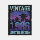 Search for 40th birthday blankets Vintage