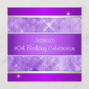 Search for womans female 30th birthday invitations Silver