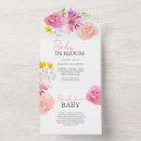 Search for book baby shower invitations Baby in bloom