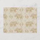 Search for elephant pattern postcards Animal