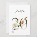 Search for orange watercolor table cards Greenery