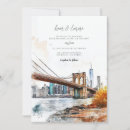 Search for landmarks invitations Brooklyn bridge