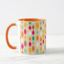 Search for retro wallpaper mugs Colourful