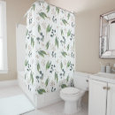 Search for green leaf shower curtains Watercolor