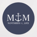 Search for beach monogram stickers Navy