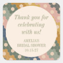Search for vintage floral design stickers Bridal shower