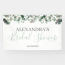 Search for bridal shower banners Greenery