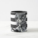 Search for gothic skull mugs Halloween