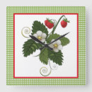 Search for strawberry kitchen decor Red