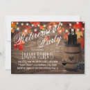 Search for autumn retirement invitations Rustic