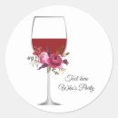 Search for womans red party stickers Birthday