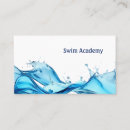 Search for swim instructor business cards Sport