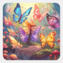 Search for fantasy butterfly stickers Magical