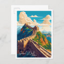 Search for great wall of china postcards Illustration