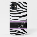 Search for monogram zebra pattern iphone cases Black and white