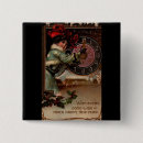 Search for new year buttons badges Black