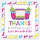 Search for bounce house thank you stickers For kids