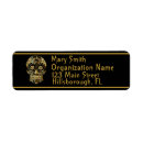 Search for sugar skull return address labels Halloween