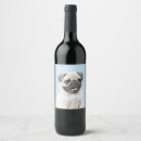 Search for dog wine labels Pug