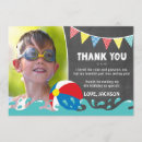 Search for pool party thank you cards Beach ball