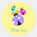 Search for ladybug thank you stickers Whimsical