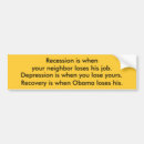 Search for recession bumper stickers Democrat
