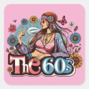 Search for hippie girl stickers Flowers